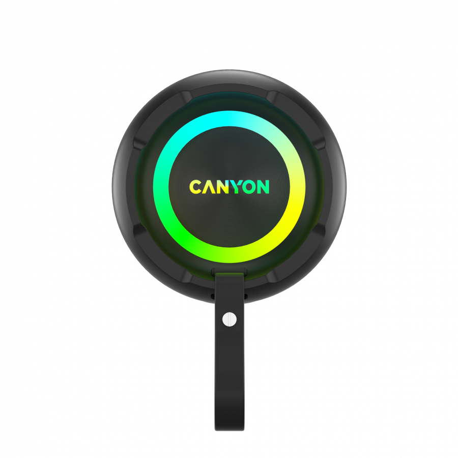 CANYON Głośnik Bluetooth OnMove 11 IPX6 TWS 20W EQ RGB Czarny