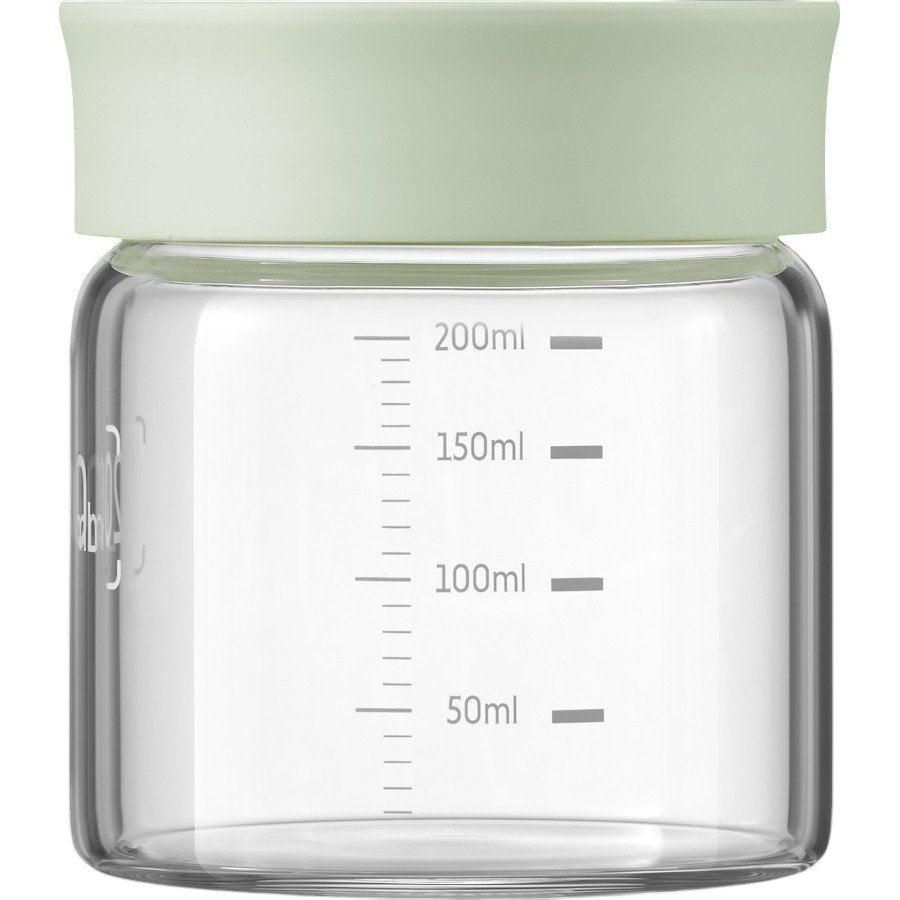 BUYDEEM Szklane słoiczki 200ml z nakrętką wze Cozy Greenish, CS1007/A1