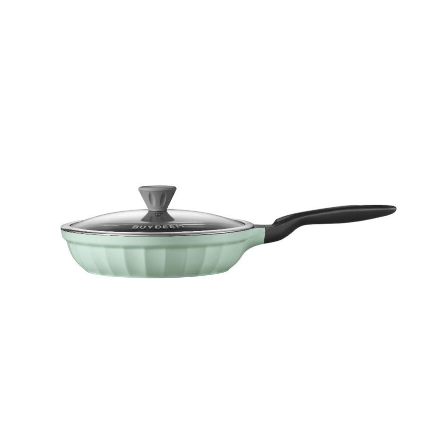 BUYDEEM Patelnia alum. nieprzywierająca 25 cm CP151 Cozy Greenish