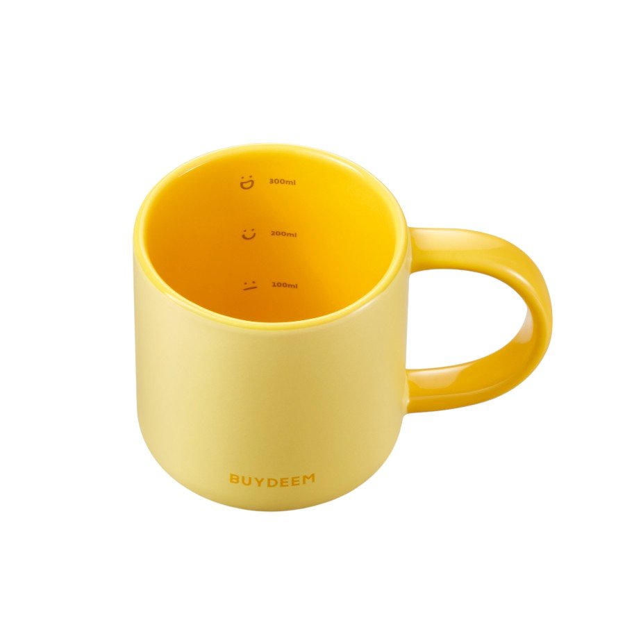 BUYDEEM Kubek ceramiczny 300ml, CD1018, Mellow Yellow
