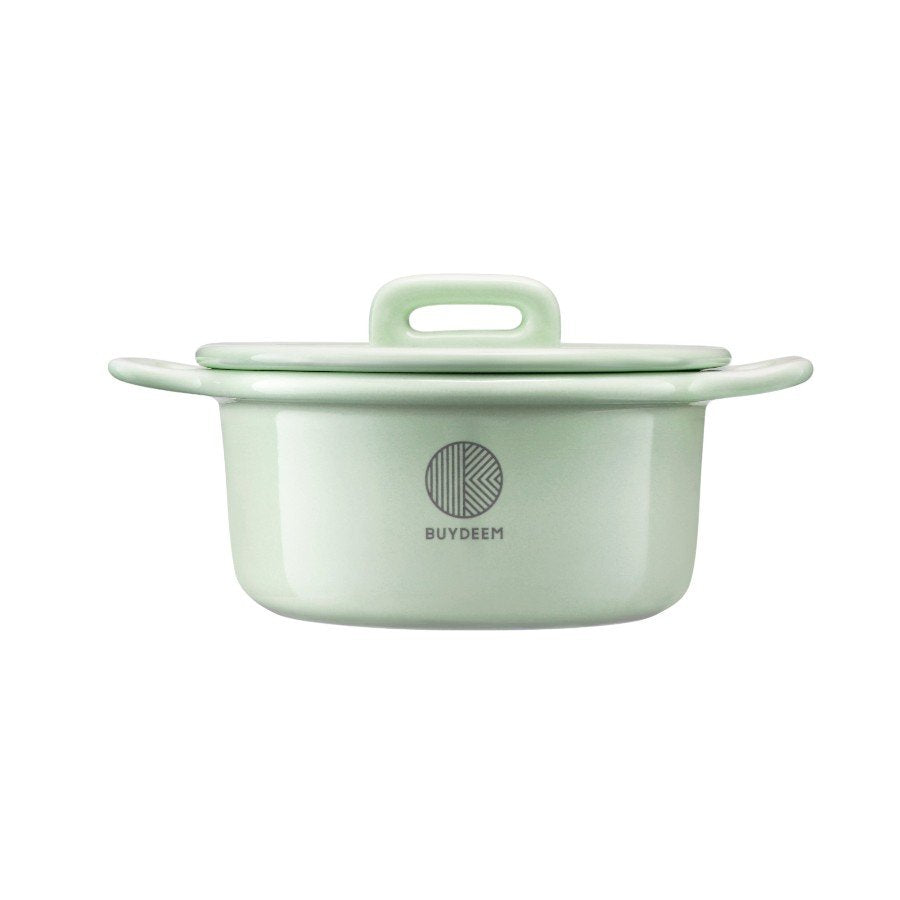 BUYDEEM Ceramiczne mini naczynie, CT1002, Cozy Greenish