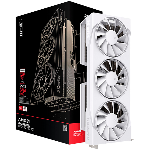 XFX Swift AMD Radeon RX 9070XT White 16GB GDDR6 256-bit HDMI 3xDP
