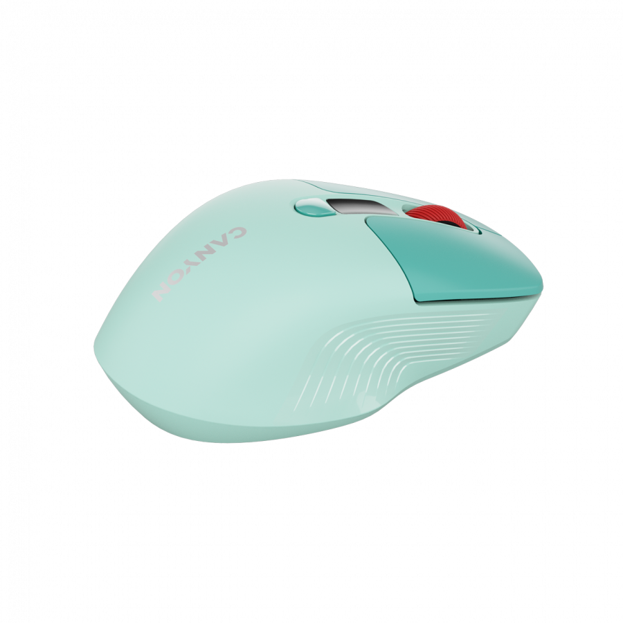 CANYON Mysz bezprzewodowa MW-26 LCD Cicha Dwa Tryby Zielona