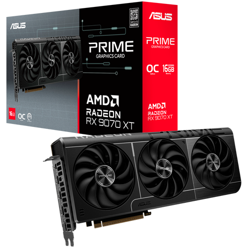 ASUS Prime Radeon RX 9070 XT OC Edition 16GB GDDR6 256-bit HDMI 3x DP