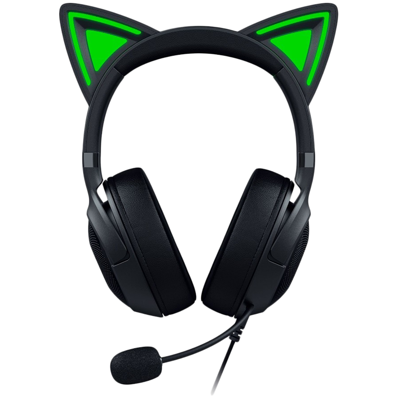 RAZER Słuchawki Gamingowe Kraken Kitty V2, Czarne