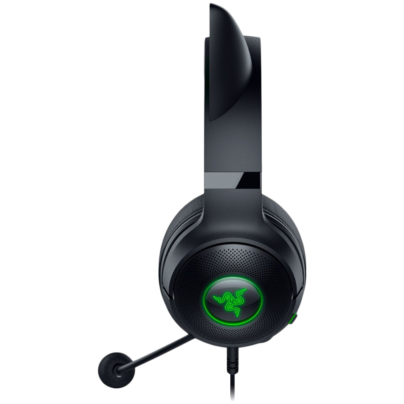 RAZER Słuchawki Gamingowe Kraken Kitty V2, Czarne