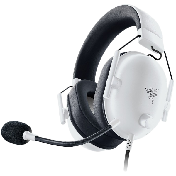 RAZER Słuchawki Gamingowe BlackShark V2 X, Białe