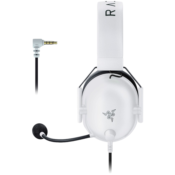 RAZER Słuchawki Gamingowe BlackShark V2 X, Białe