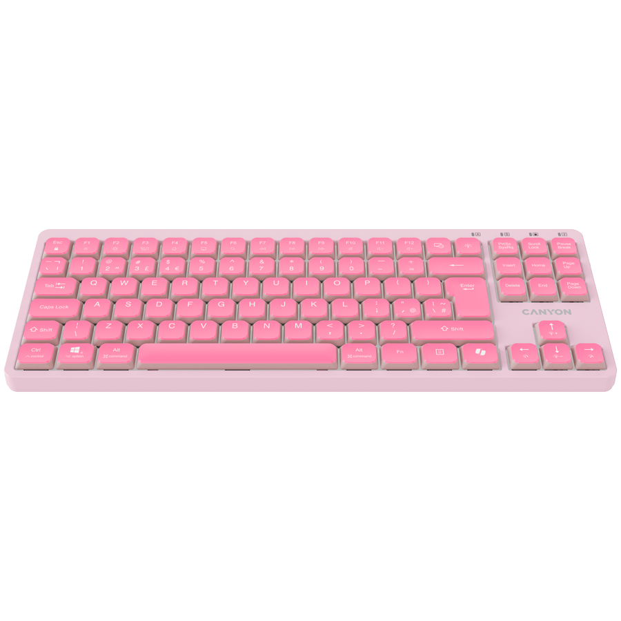 CANYON Keyboard OnType 10 Low Profile EN Wired Pink-2