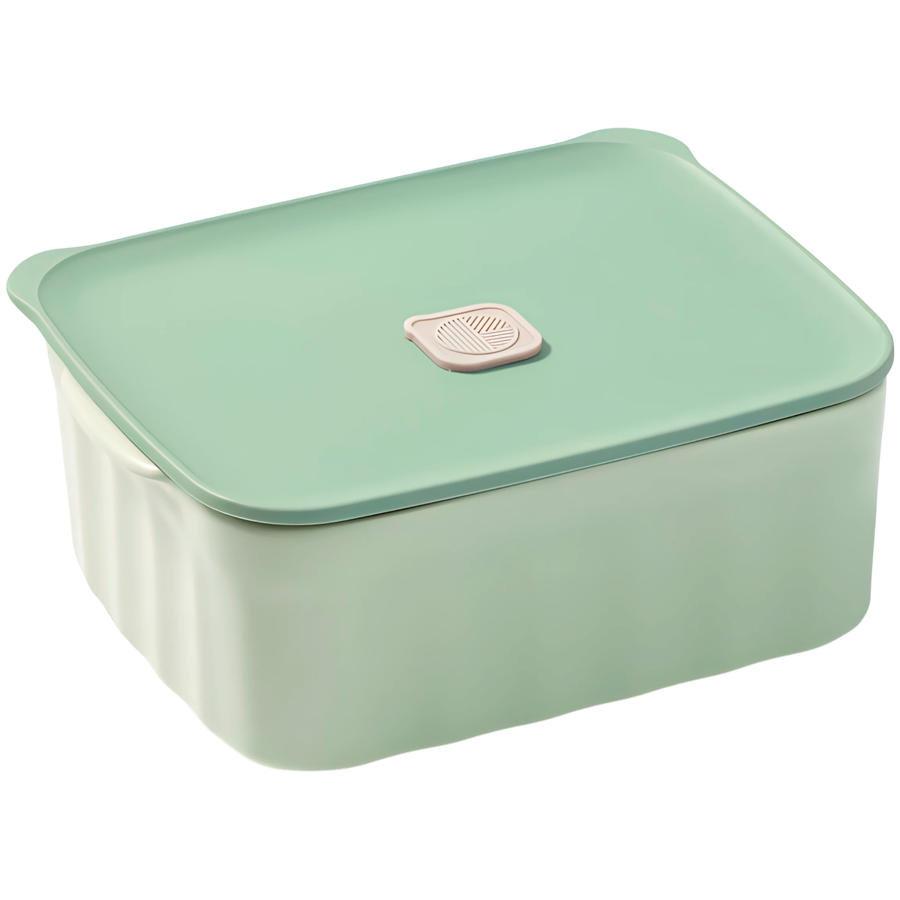 BUYDEEM Ceramiczny pojemnik na żywność 810 ml, CT1006, Cozy Greenish-3