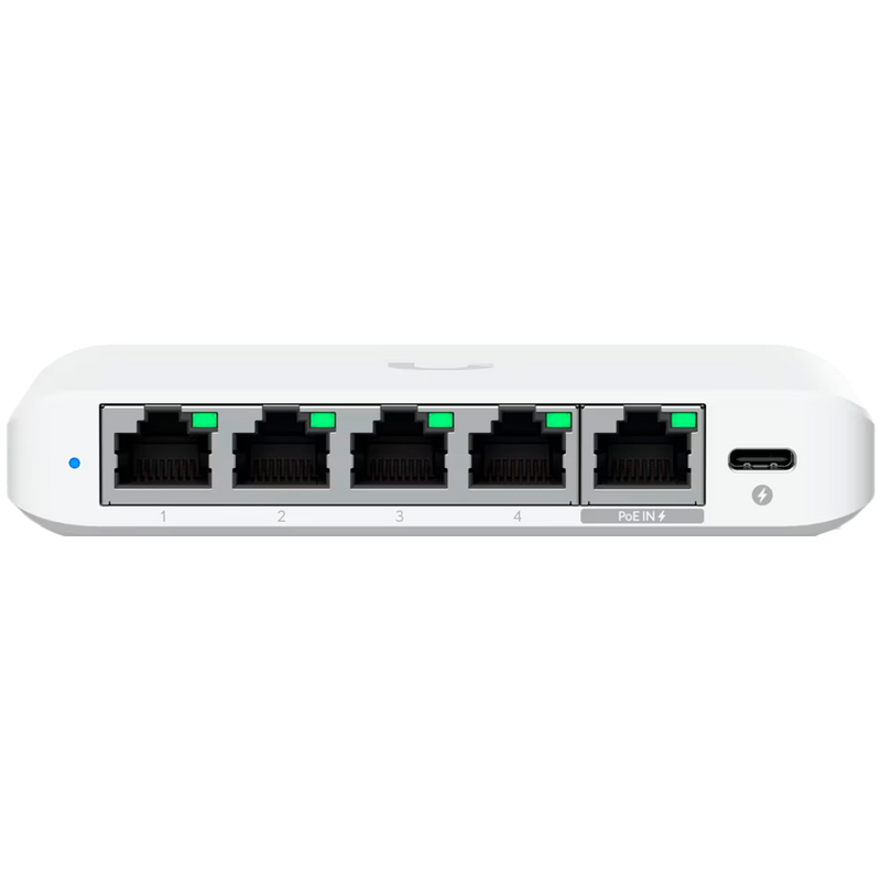 UBIQUITI UniFi Switch Flex, 5 port, (4) 2.5 GbE, (1) 2.5 GbE PoE-2