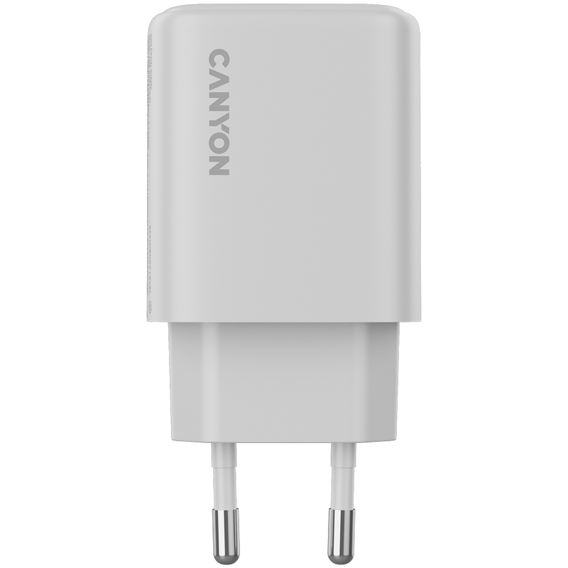 CANYON Ładowarka sieciowa OnCharge 250 25W 1xPD 1xQC EU Biała-2