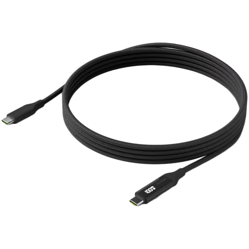Ubiquiti UACC-Cable-USB-100W-2M-BK USB-C Cable with Charge Display, 100W max power output, 2m