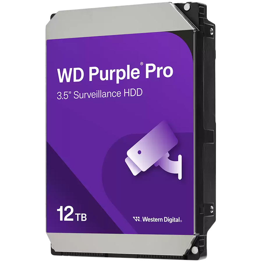WESTERN DIGITAL Purple Pro (3.5'', 12TB, 512MB, 7200 RPM, SATA 6 Gb/s)