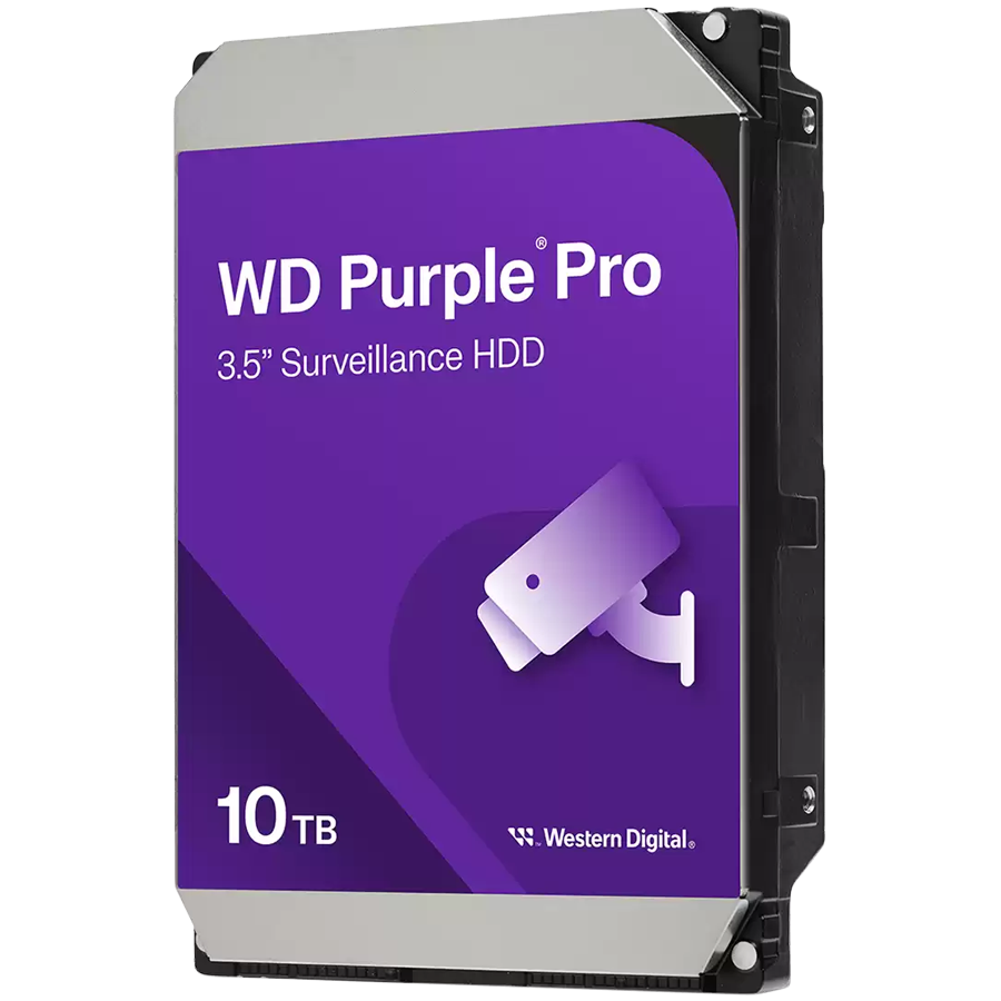 WESTERN DIGITAL Purple Pro (3.5'', 10TB, 256MB, 7200 RPM, SATA 6 Gb/s)