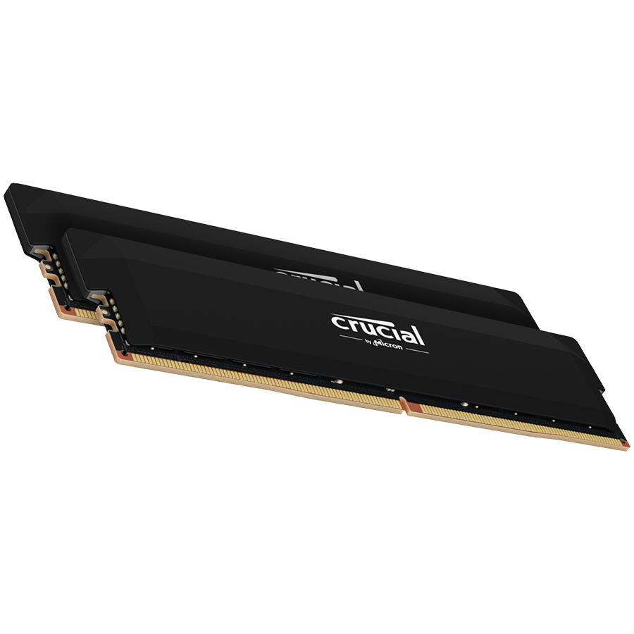 CRUCIAL PRO 64GB (2x32GB) UDIMM DDR5 6400 Black Overclocking-1