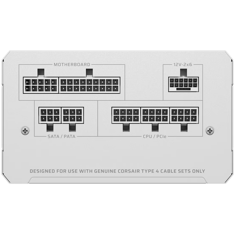 CORSAIR RM750e White, 750 Watt, Cybenetics Gold Certified, Fully Modular-3