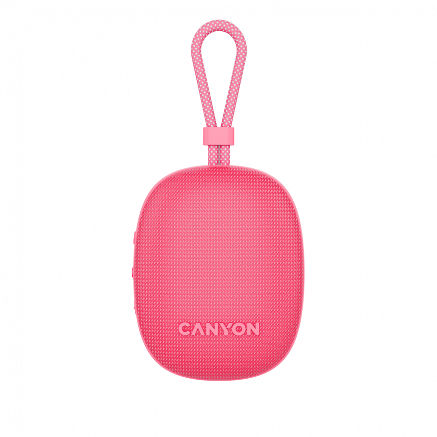 CANYON Głośnik Bluetooth OnMove 12 IPX7 TWS 5W Różowy