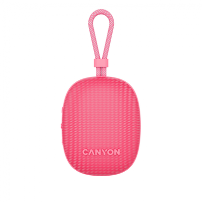 CANYON Głośnik Bluetooth OnMove 12 IPX7 TWS 5W Różowy