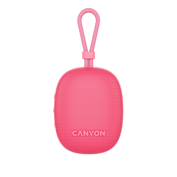 CANYON Głośnik Bluetooth OnMove 12 IPX7 TWS 5W Różowy