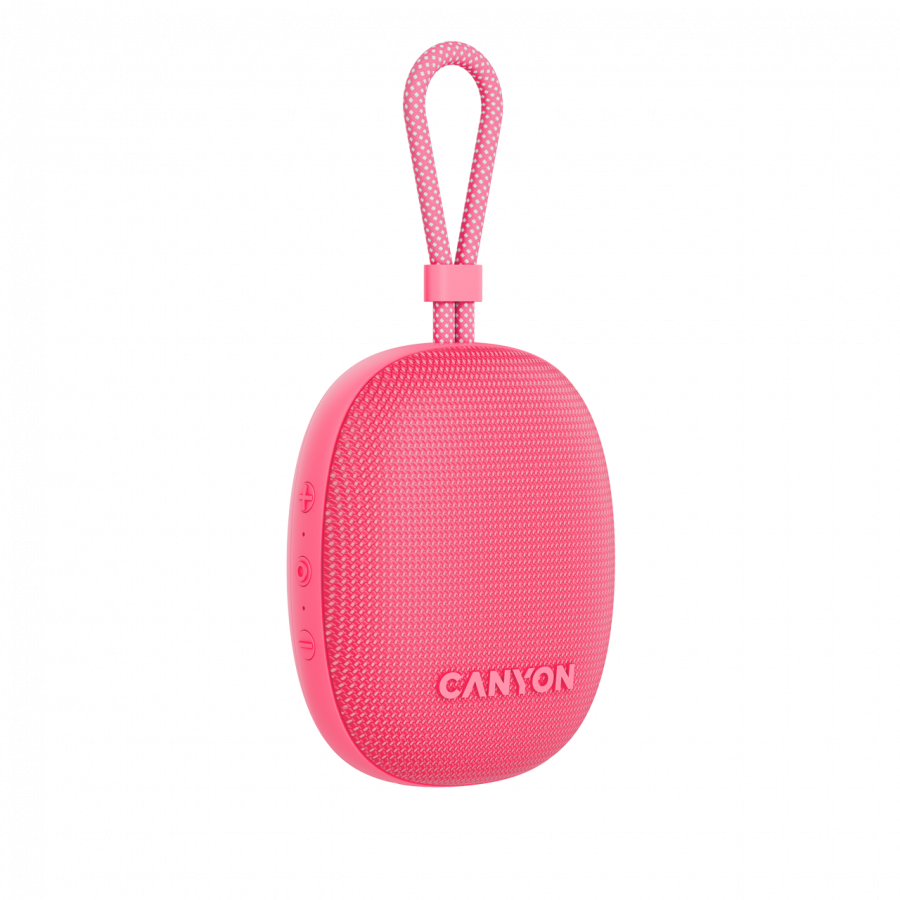 CANYON Głośnik Bluetooth OnMove 12 IPX7 TWS 5W Różowy