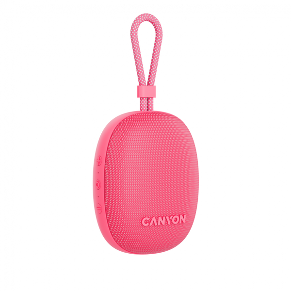CANYON Głośnik Bluetooth OnMove 12 IPX7 TWS 5W Różowy