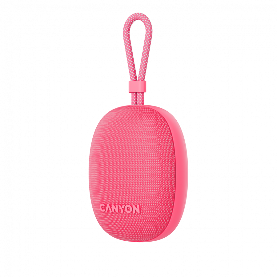 CANYON Głośnik Bluetooth OnMove 12 IPX7 TWS 5W Różowy