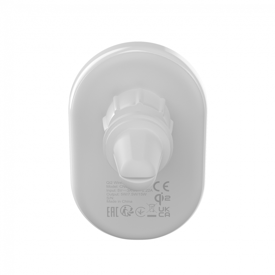 CANYON Ładowarka samochodowa OnGrip 105 15W Qi2 Magnetyczna Biała-3