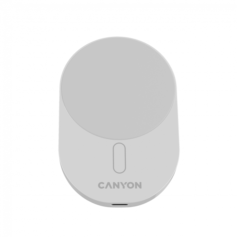 CANYON Ładowarka samochodowa OnGrip 105 15W Qi2 Magnetyczna Biała-5