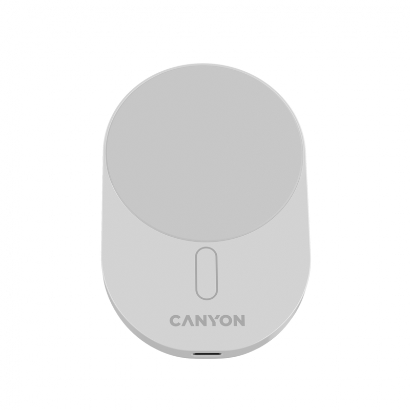 CANYON Ładowarka samochodowa OnGrip 105 15W Qi2 Magnetyczna Biała-16