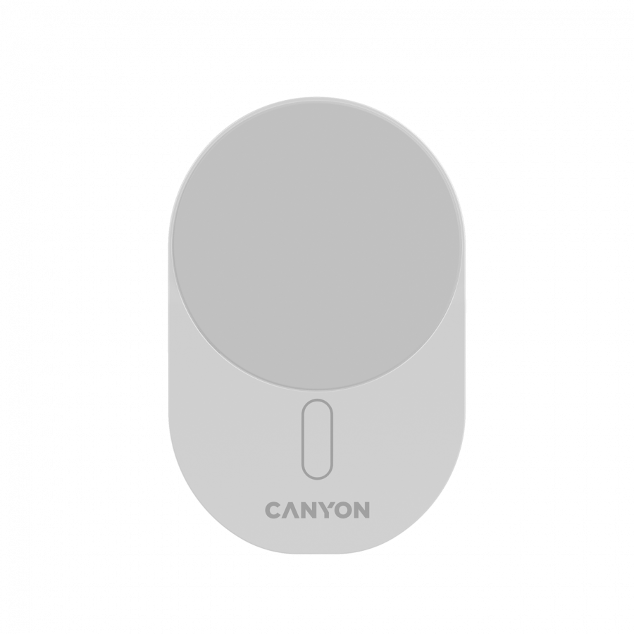 CANYON Ładowarka samochodowa OnGrip 105 15W Qi2 Magnetyczna Biała-6