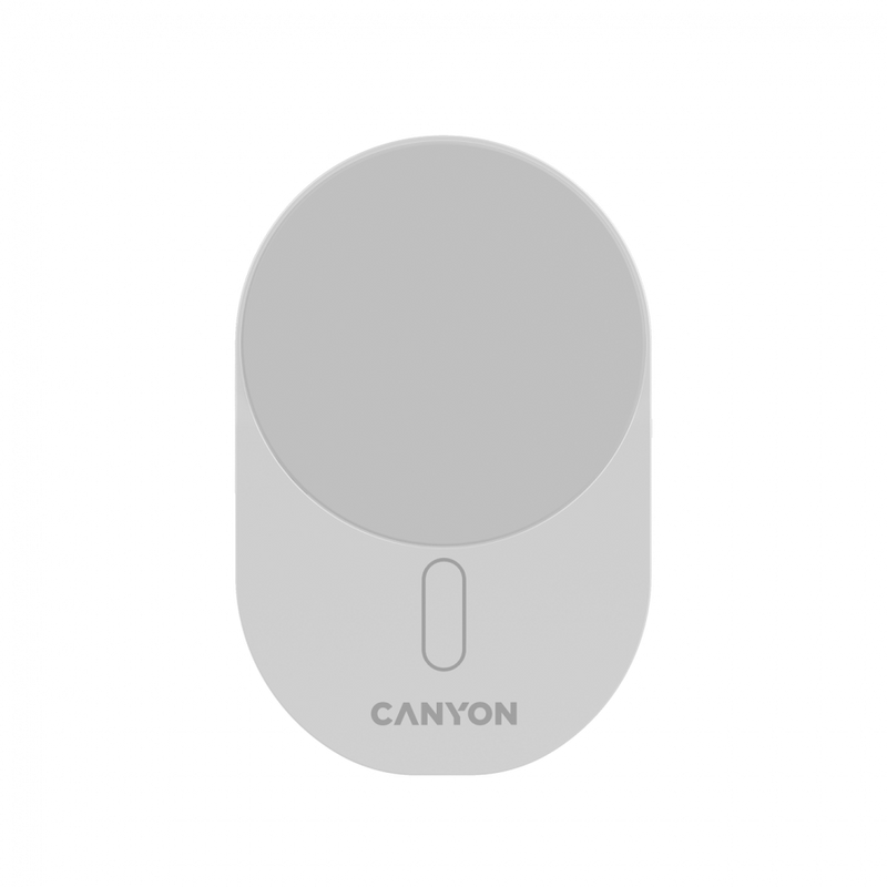 CANYON Ładowarka samochodowa OnGrip 105 15W Qi2 Magnetyczna Biała-6