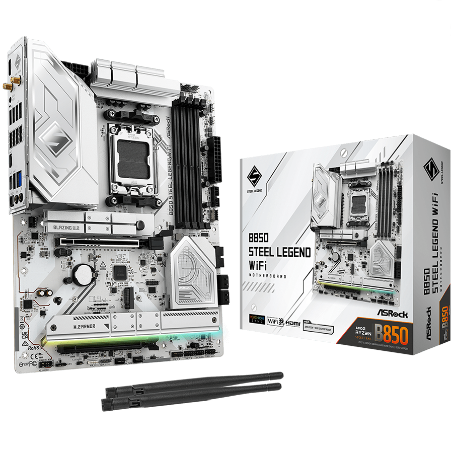 ASROCK B850 Steel Legend WiFi ATX AM5 DDR5