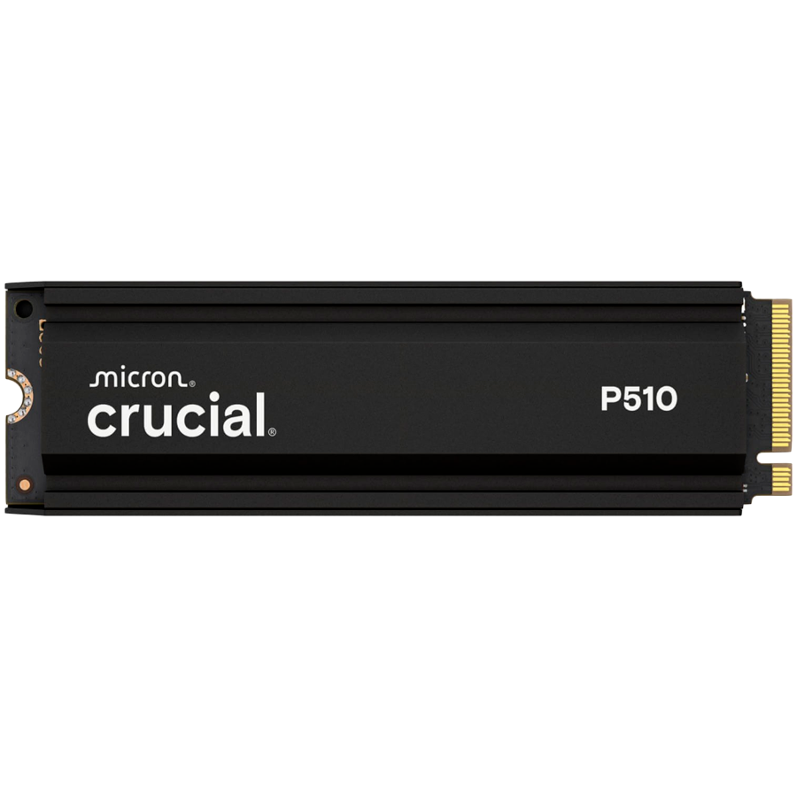 CRUCIAL P510 2000GB [2TB] NVMe PCIe Gen.5 M.2 2280 Radiator