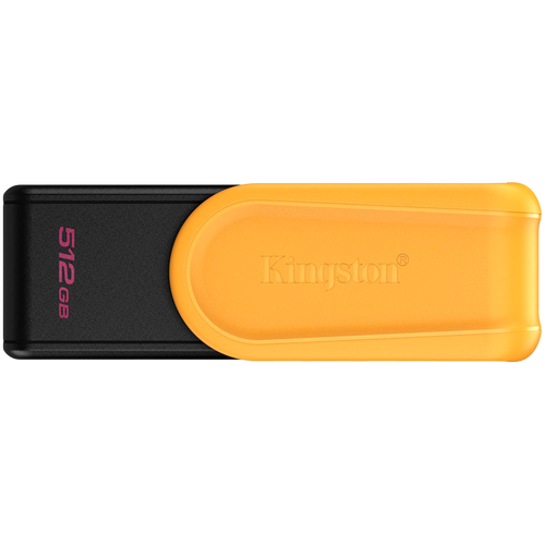 Kingston 512GB Portable USB 3.2 Gen 1 DataTraveler Exodia S (Black/Yellow)