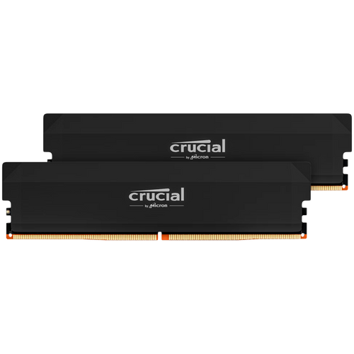 CRUCIAL PRO 64GB (2x32GB) UDIMM DDR5 6000 Black Overclocking