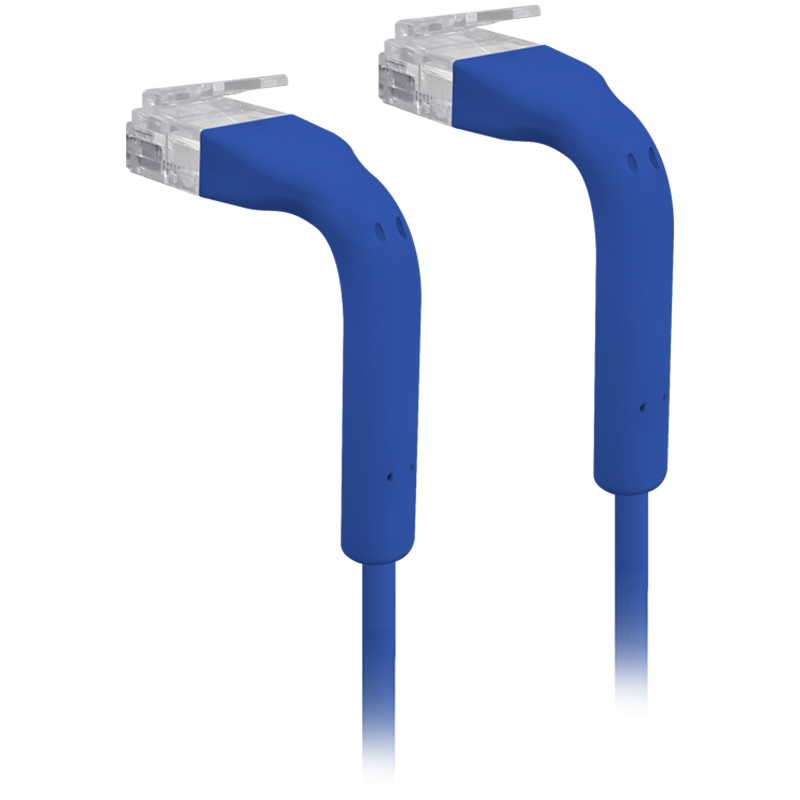Ubiquiti UniFi Patch Cable U-Cable-Patch-5M-RJ45-BL Ultra-thin patch cable with bendable boots designed for installation flexibility, 3 mm outer diameter, 5m, Blue
