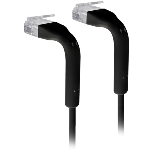Ubiquiti U-Cable-Patch-2M-RJ45-BK Ultra-thin patch cable with bendable boots designed for installation flexibility