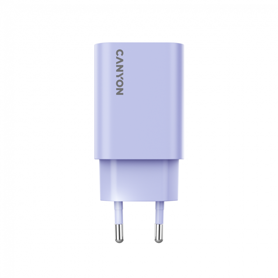 CANYON Ładowarka sieciowa OnCharge 30CL 30W 1xPD EU Fioletowa