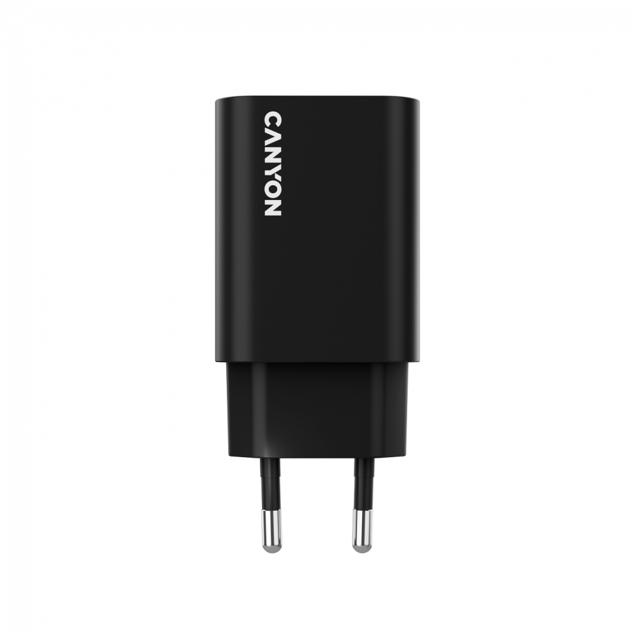 CANYON Ładowarka sieciowa OnCharge 30CL 30W 1xPD EU Czarna