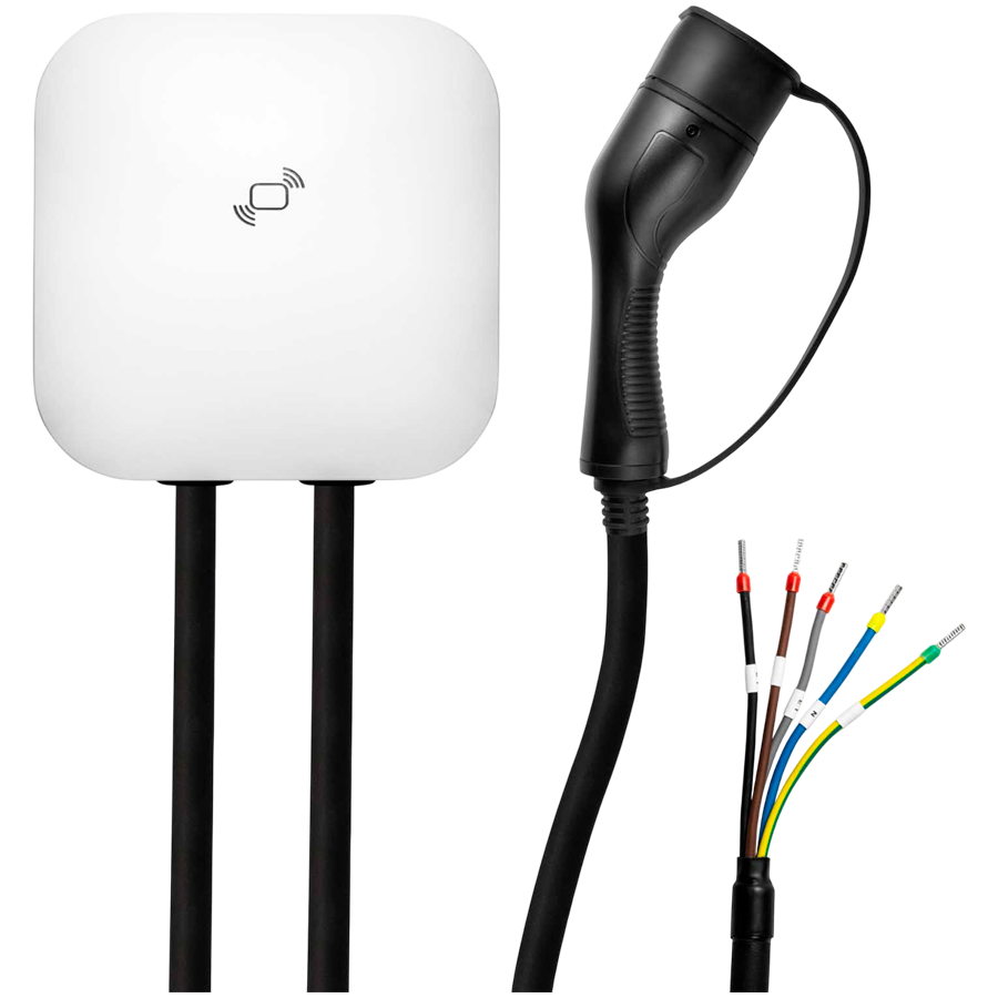 AKYGA Stacja ładowania do samochodów elektrycznych Wallbox Akyga AK-EC-21 Type2 3-fazy 16A 11kW 5m