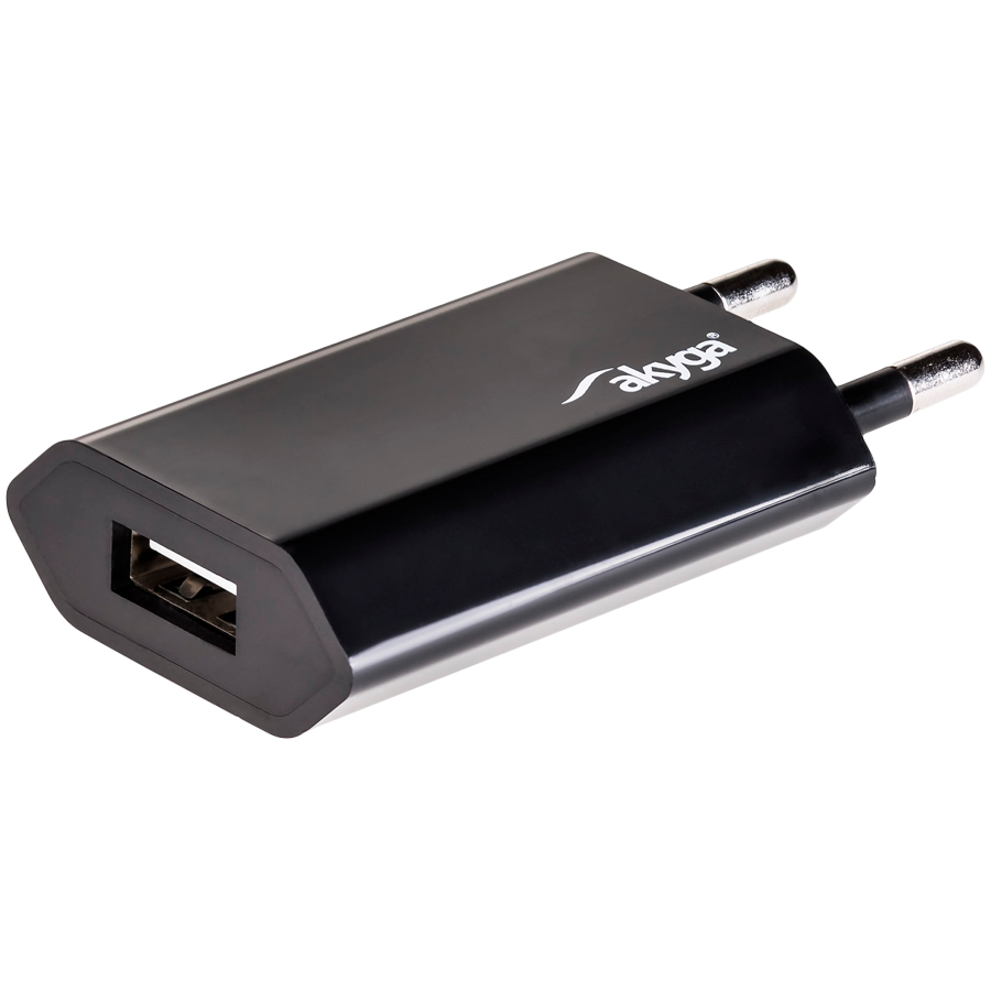 AKYGA Ładowarka sieciowa Akyga AK-CH-03BK 5W USB-A 5V / 1A czarna