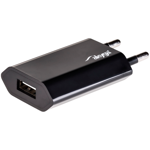 AKYGA Ładowarka sieciowa Akyga AK-CH-03BK 5W USB-A 5V / 1A czarna