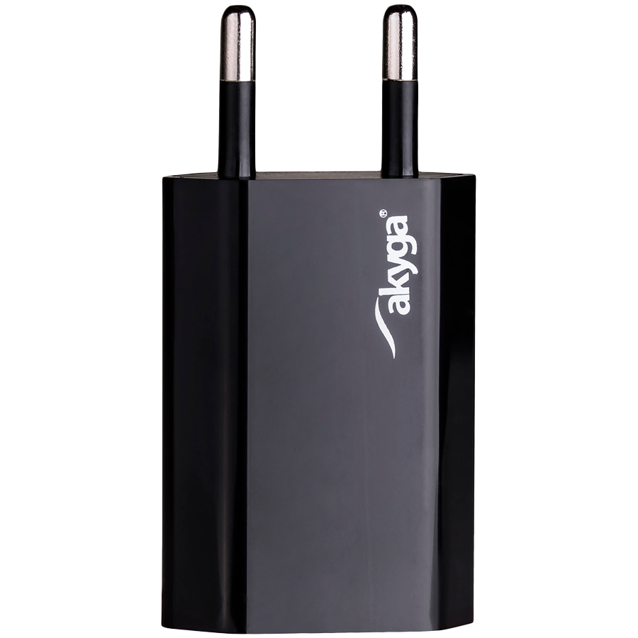 AKYGA Ładowarka sieciowa Akyga AK-CH-03BK 5W USB-A 5V / 1A czarna