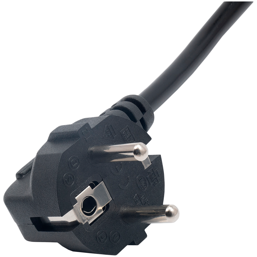 AKYGA Kabel zasilający do notebooka Akyga AK-NB-08A CCA 3x0.5mm2 koniczynka IEC C5  CEE 7/7 1m-3