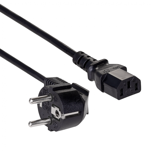 AKYGA Kabel zasilający Akyga AK-PC-01C CU 3x0.75mm² CEE 7/7 / IEC C13 1.5 m
