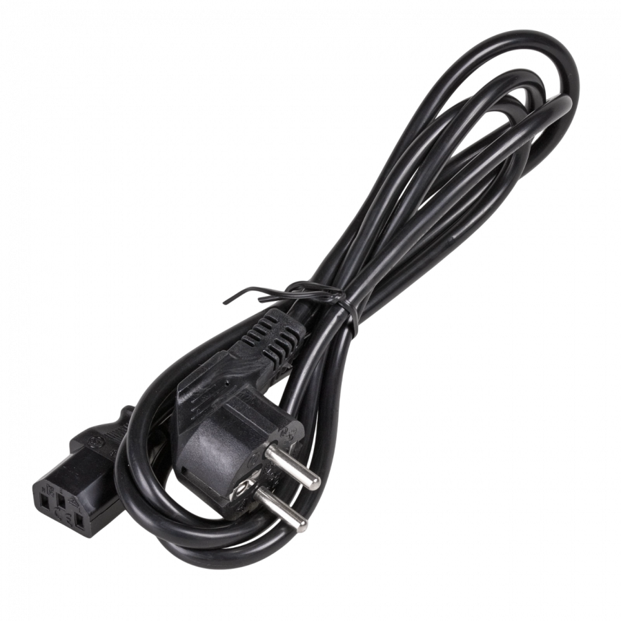 AKYGA Kabel zasilający Akyga AK-PC-01C CU 3x0.75mm² CEE 7/7 / IEC C13 1.5 m