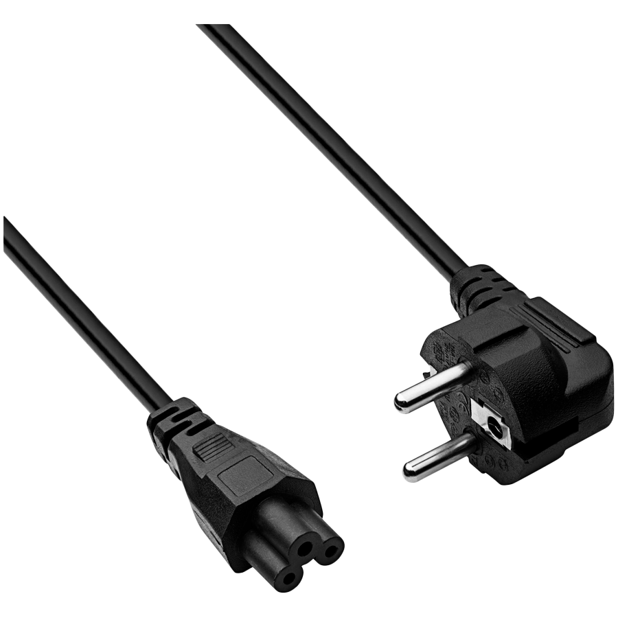 AKYGA Kabel zasilający do notebooka Akyga AK-NB-01A koniczynka CCA 3x0.5mm² CEE 7/7 / IEC C5 1.5 m