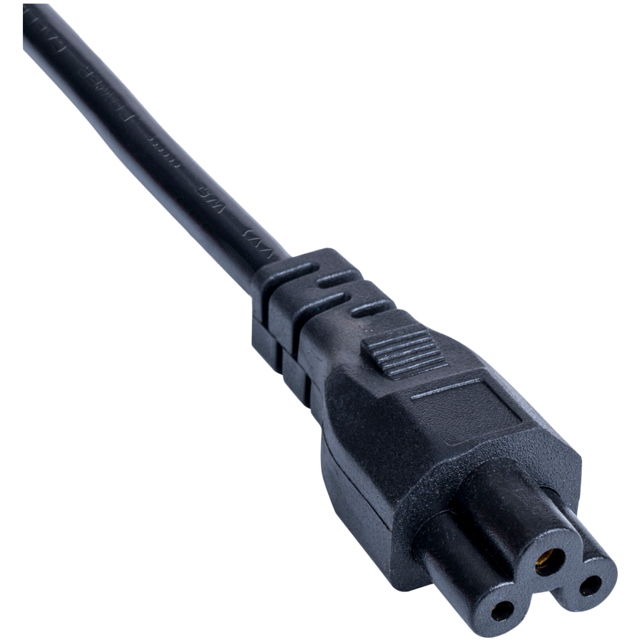 AKYGA Kabel zasilający koniczynka Akyga AK-NB-10A CCA 3x0.5mm² CEE 7/7 / IEC C5 3 m