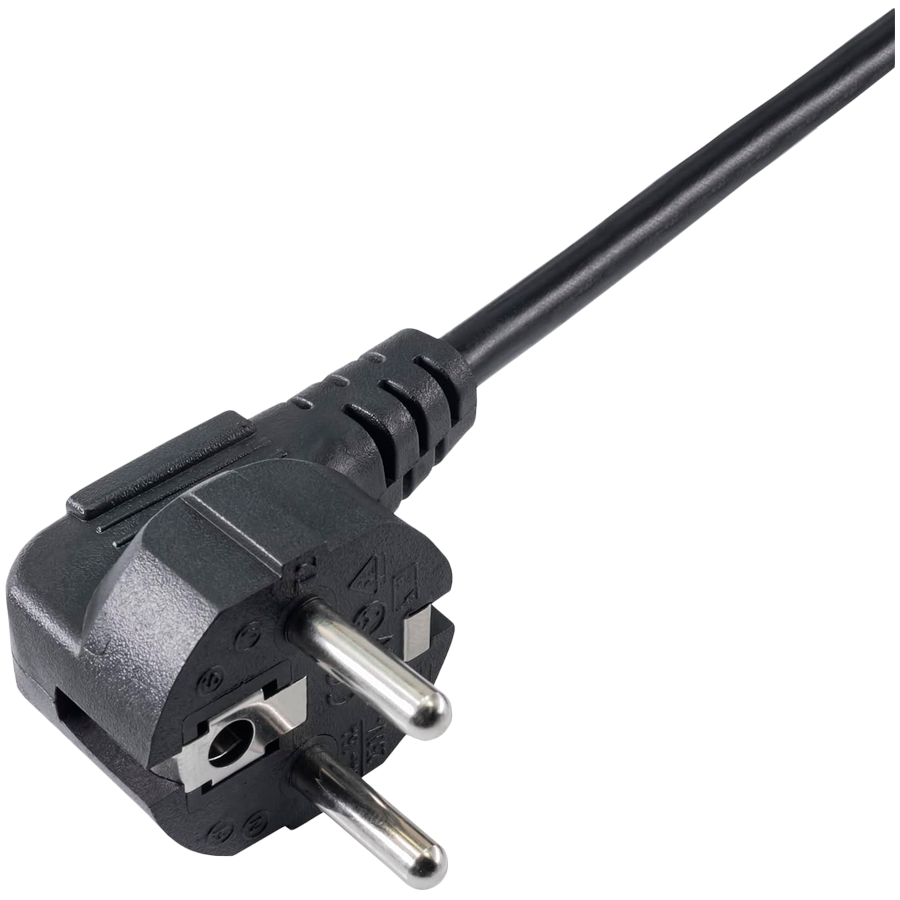 AKYGA Kabel zasilający Y rozdzielacz Akyga AK-PC-04A CCA 3x0.5mm² CEE 7/7 / 2x IEC C13 1.8 m